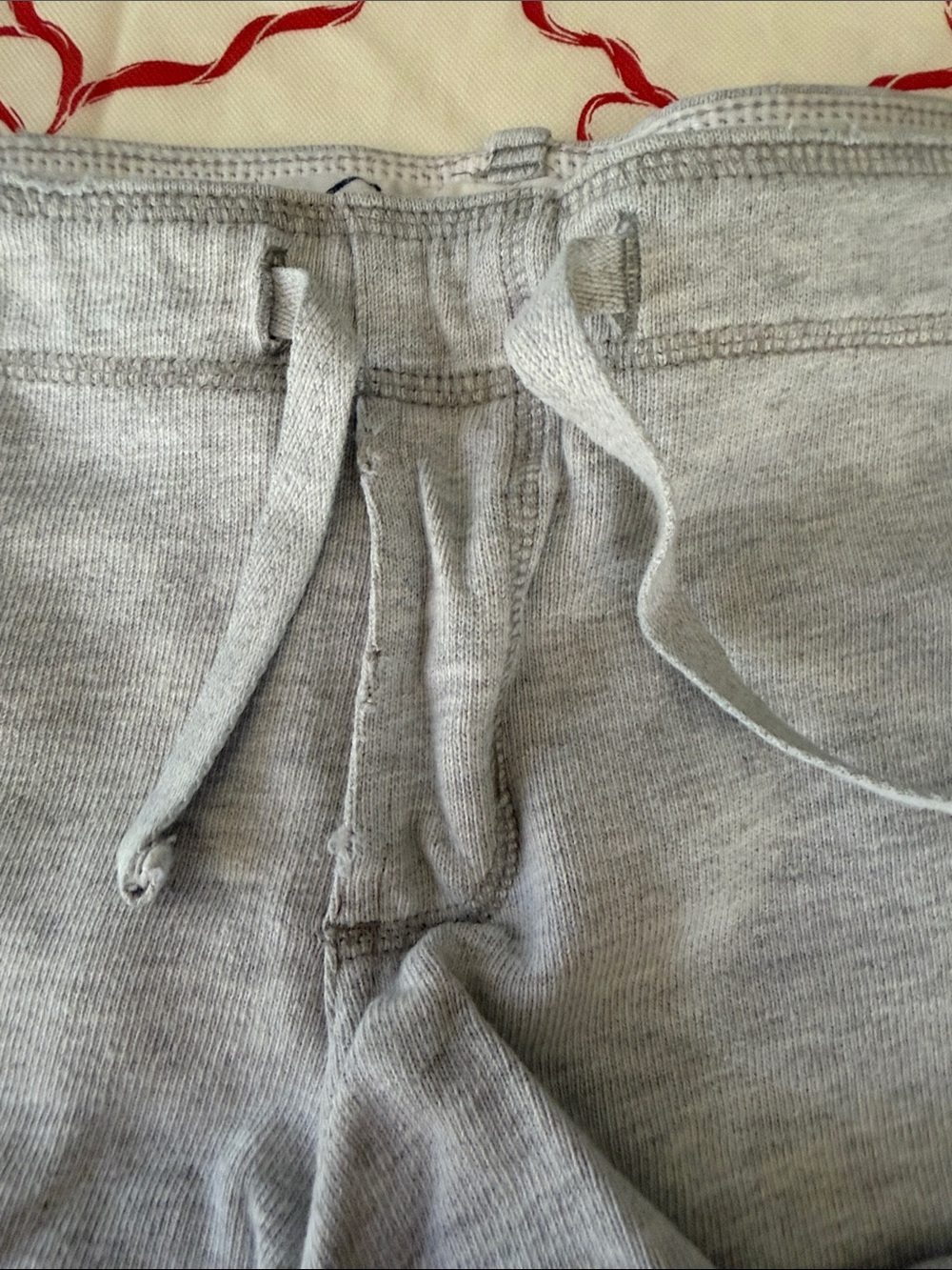 2 Abercrombie & Fitch Light Gray Lounge Shorts and Red Plaid Sleep Shorts - Picture 6 of 10